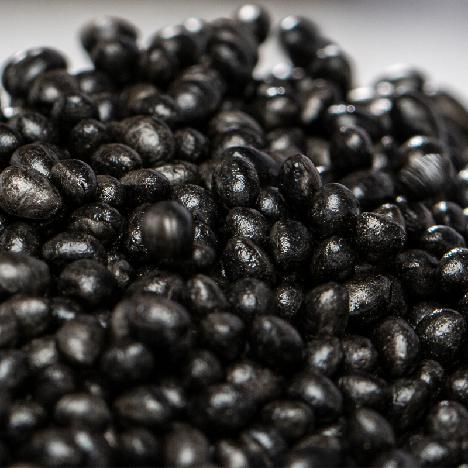 Graphite-grade black material EPS