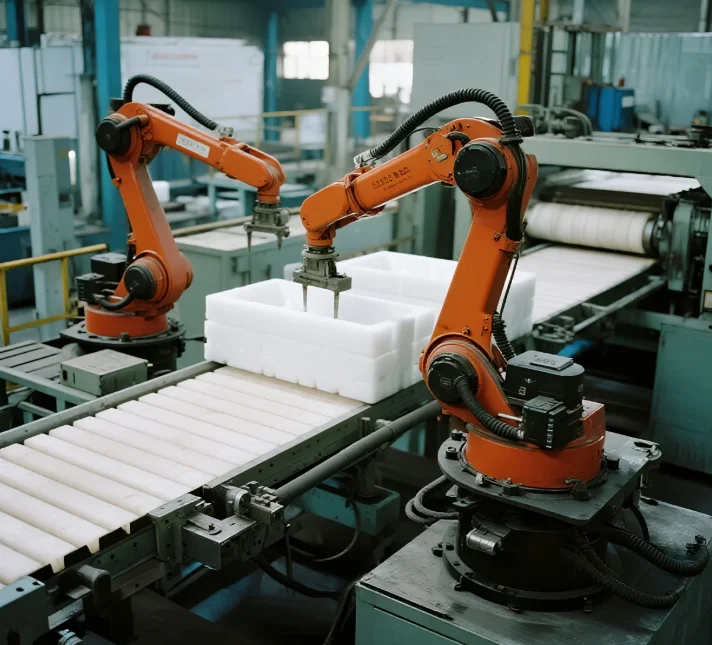 Styrofoam production line