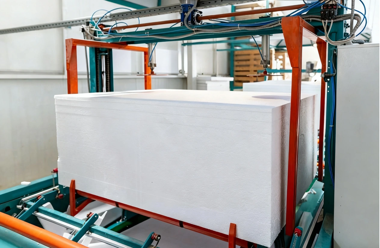 EPS foam in production
