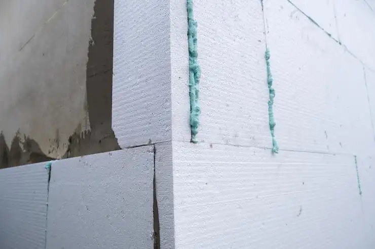 Polystyrene Thermal Insulation in Commercial Building Installation
