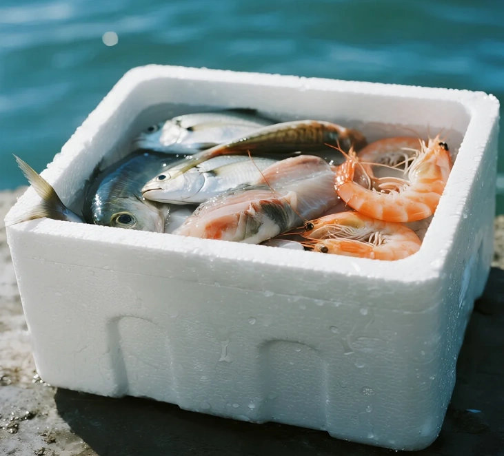 EPS Container Ensuring Freshness for Seafood with Superior Insulation