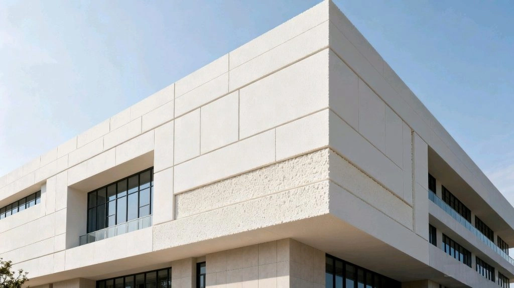 Modern Building with EPS-Based Insulation for Energy-Efficient Facade Design
