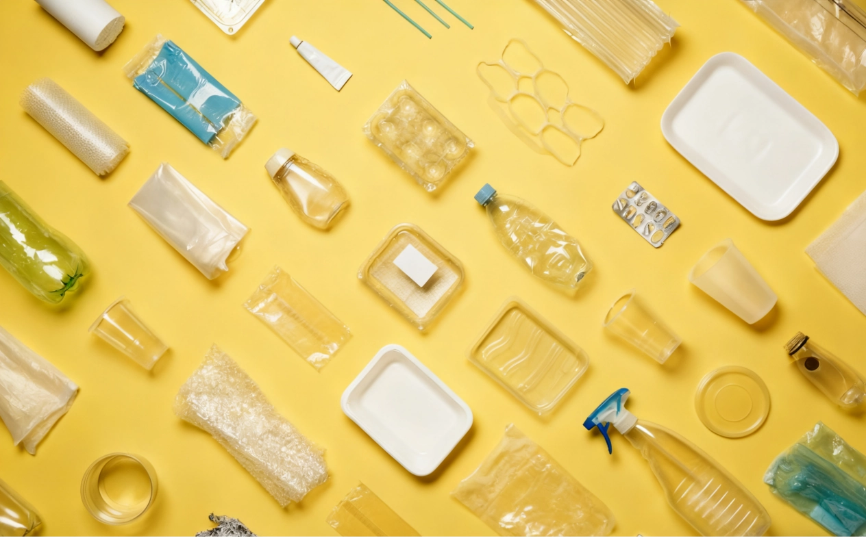 Recycled packaging materials