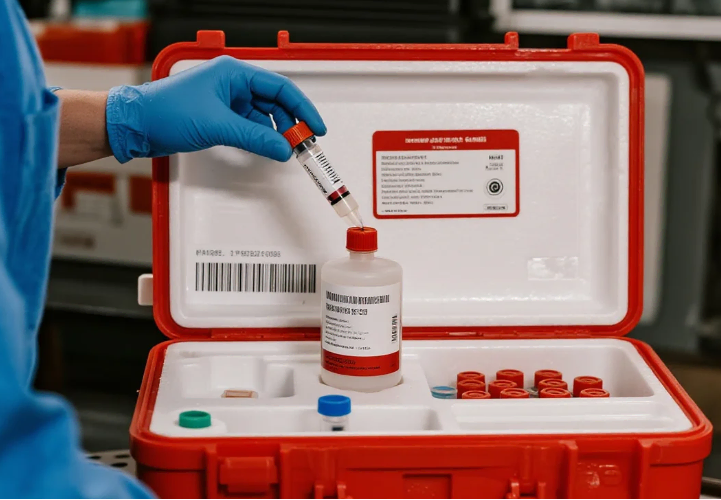 Graphite EPS foam for pharmaceutical freshness