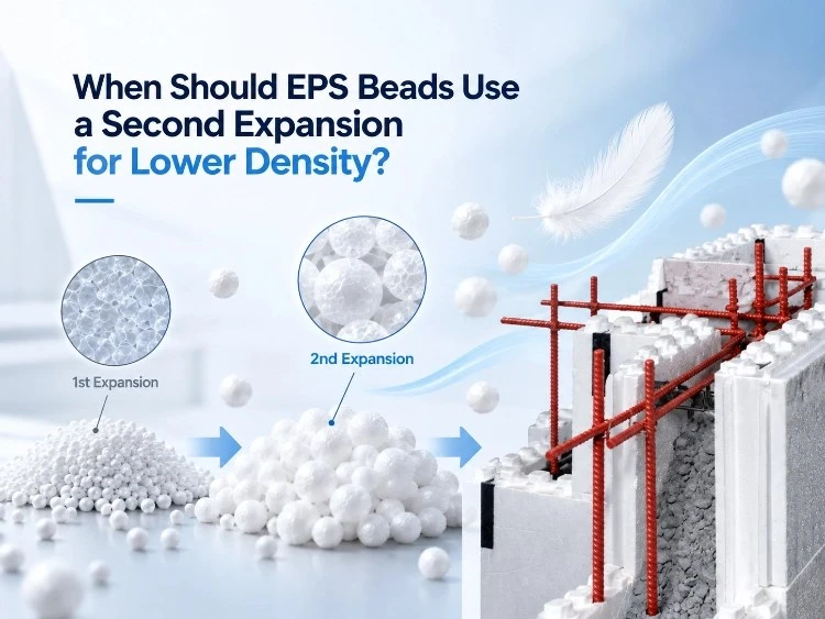 EPS foam density control during production