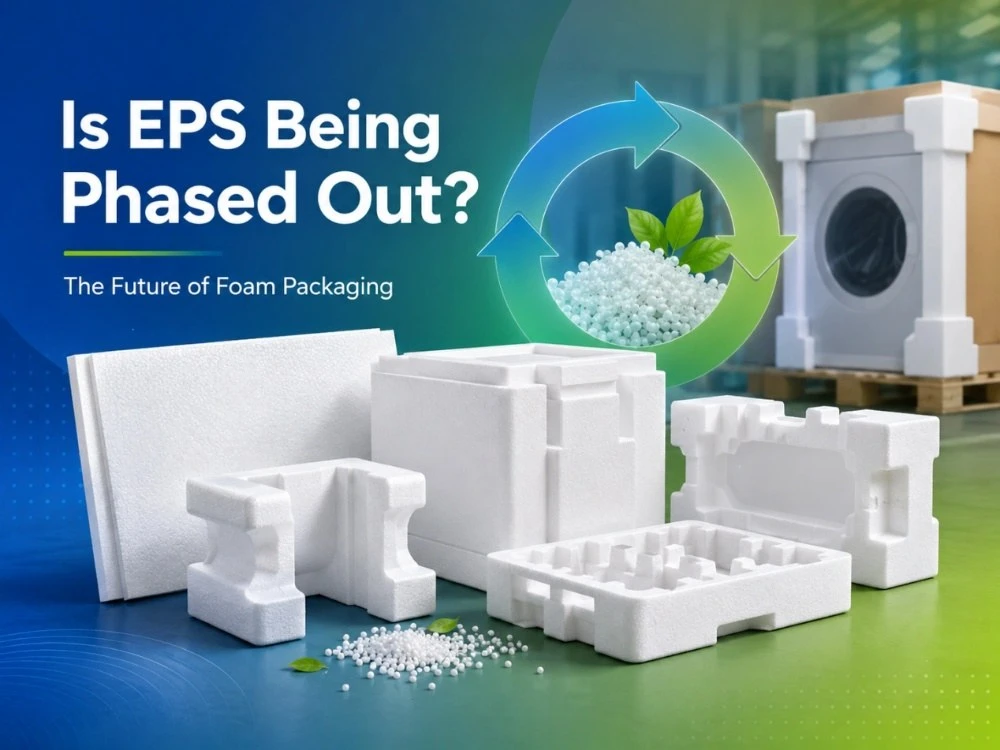 EPS foam packaging supports and bending loads
