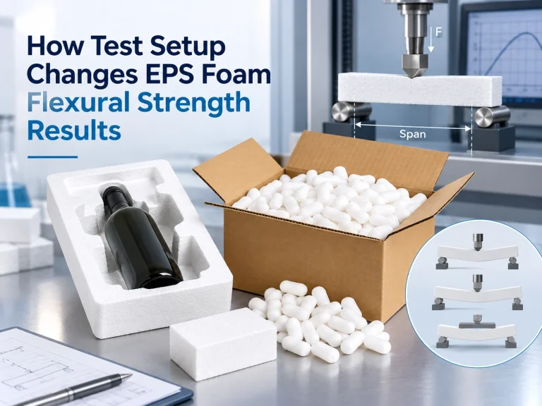 How Test Setup Changes EPS Foam Flexural Strength Results