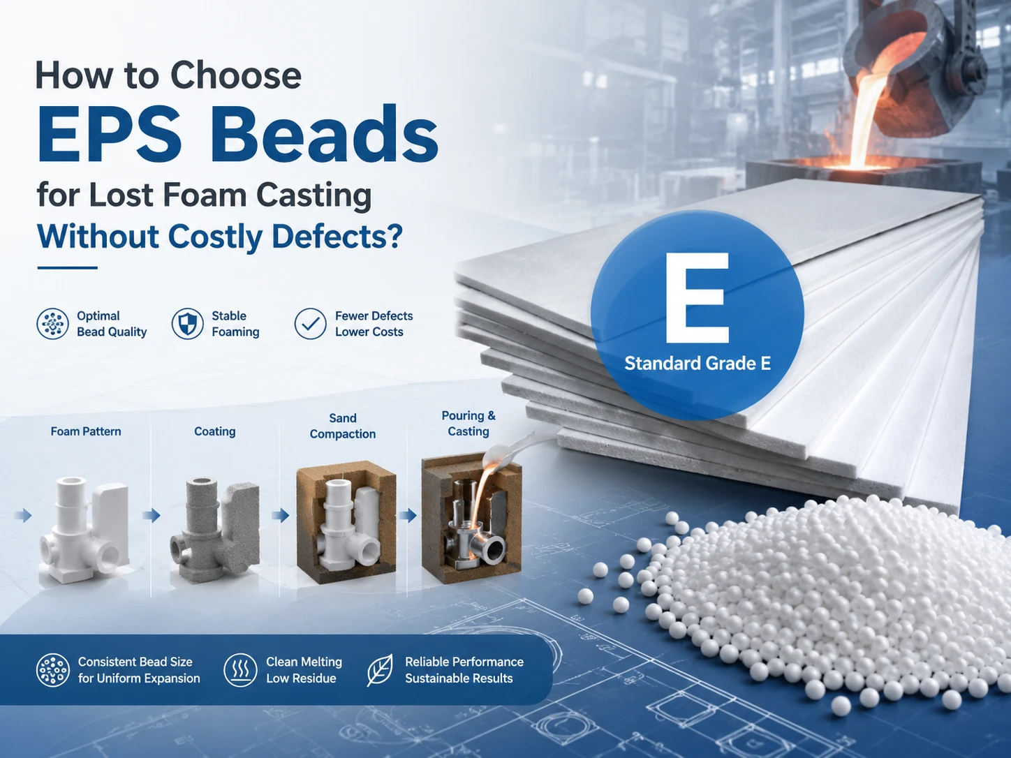 How to Choose EPS Beads for Lost Foam Casting Without Costly Defects