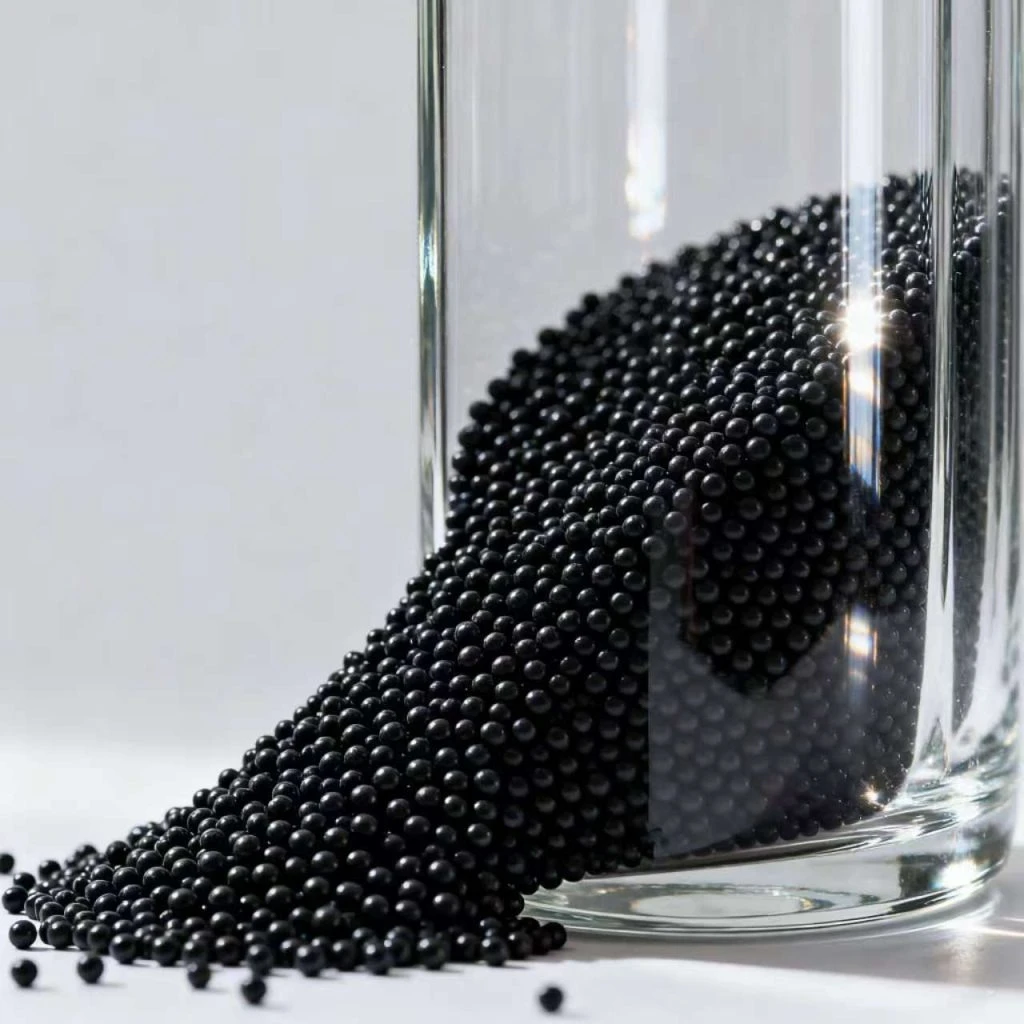 black EPS raw beads
